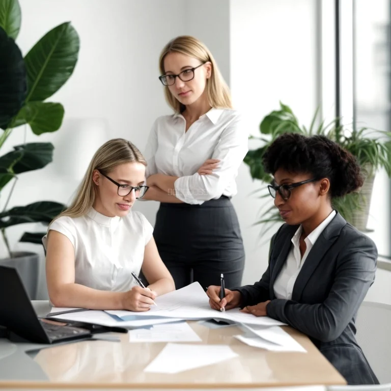 Business legal services illustration